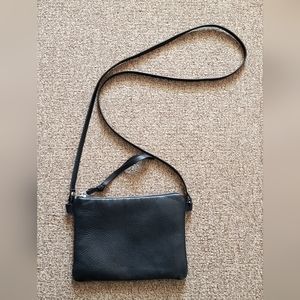 Amara Felice Brooklyn NY Black Leather Crossbody